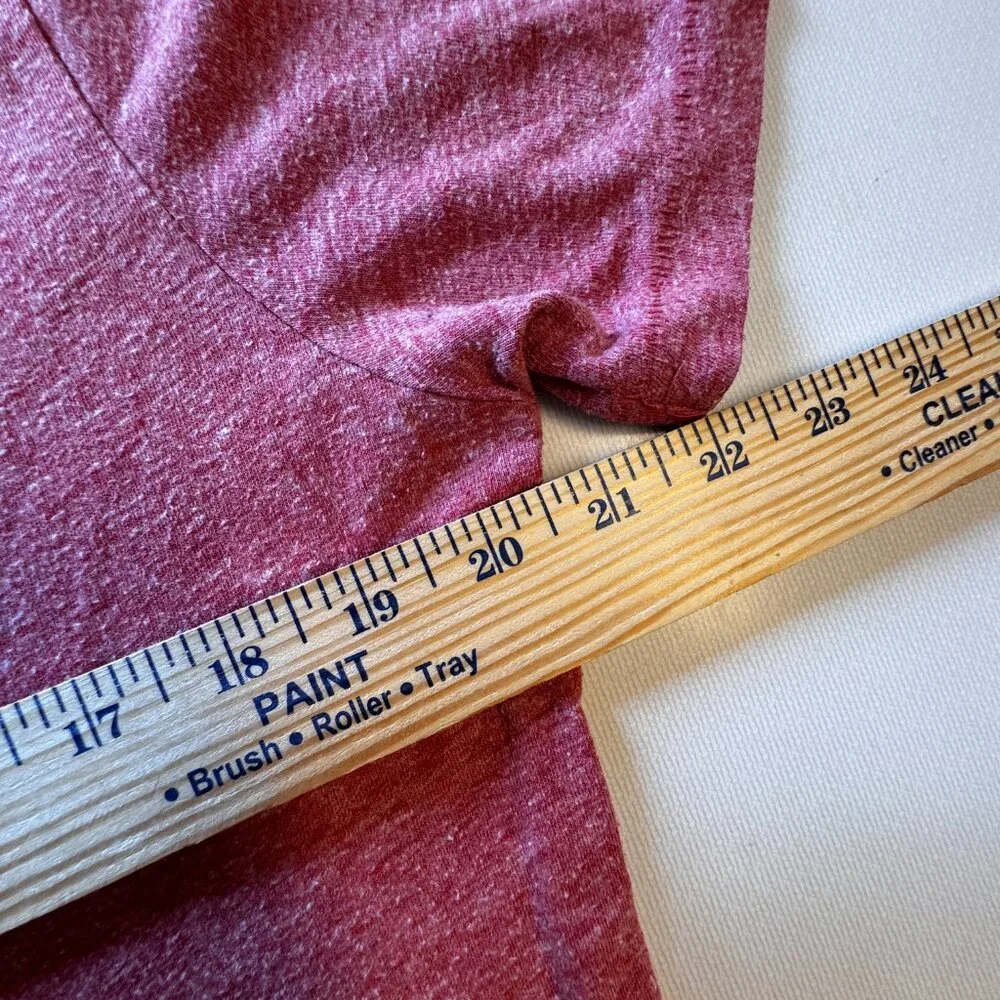 Lucky Brand x Fender T-Shirt Adult Large Heather Red Casual Grunge - Picture 6 of 8